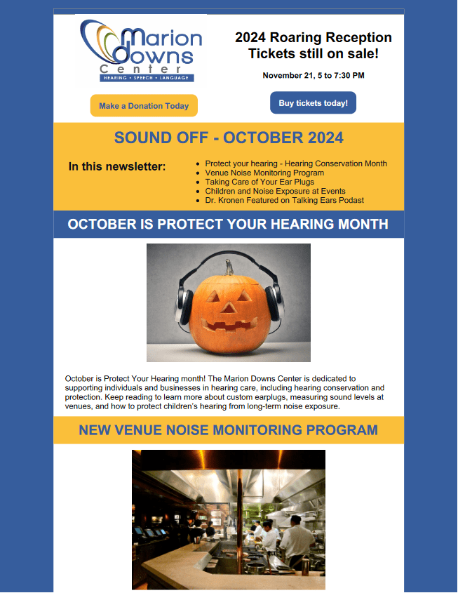 October 2024 Sound Off Newsletter