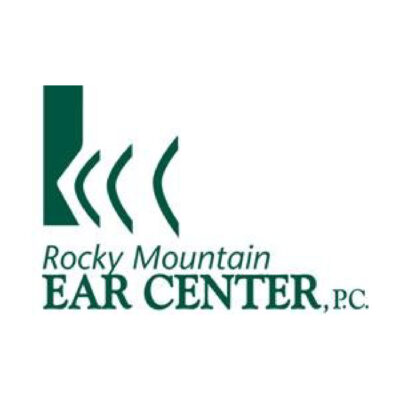 Rocky Mountain Ear Center logo, text design.